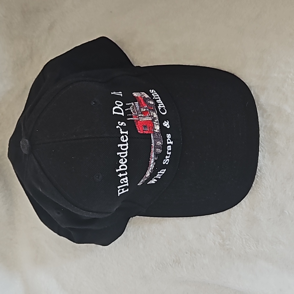 Black truckers hat